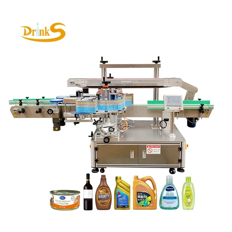 Automatic double side labeling machine