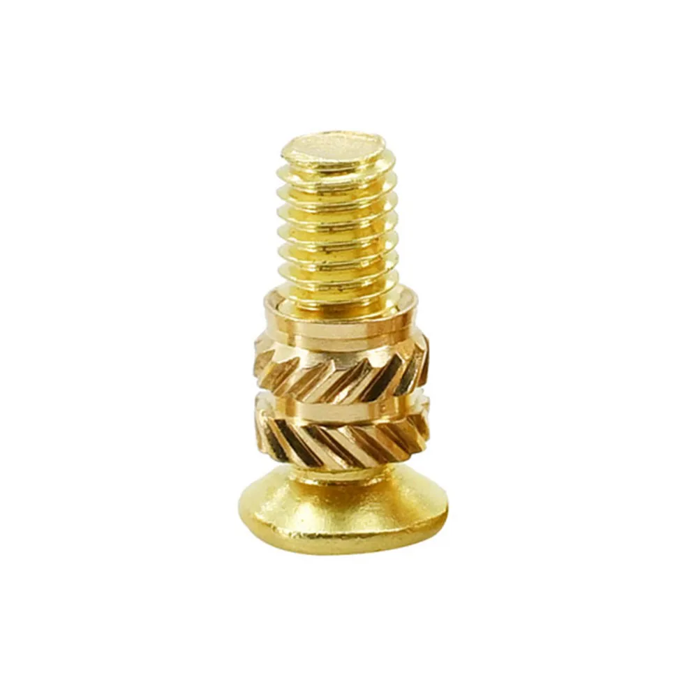 Brass Bolt Screw Kit Knurled Hot Melt Heating Insert Nuts Insertion 3D Printer Laptop Insertnut Set Copper Threaded Nut Inserts