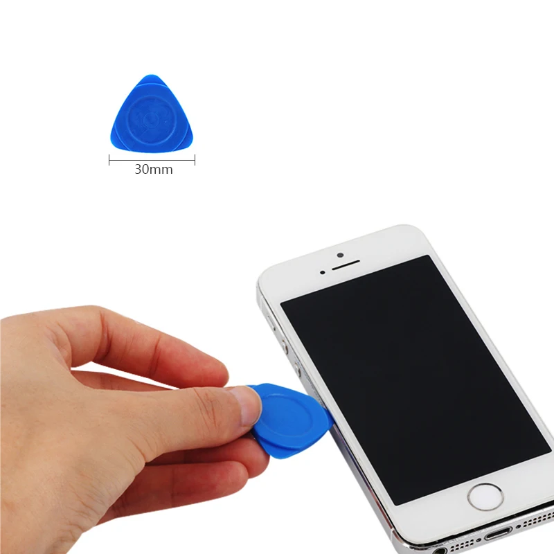 10Pcs Universal Triangle Guitar Picks Plastic Pry Opening Tool for iPhone Mobile Phone Laptop Tablet LCD Screen Case Disassembly