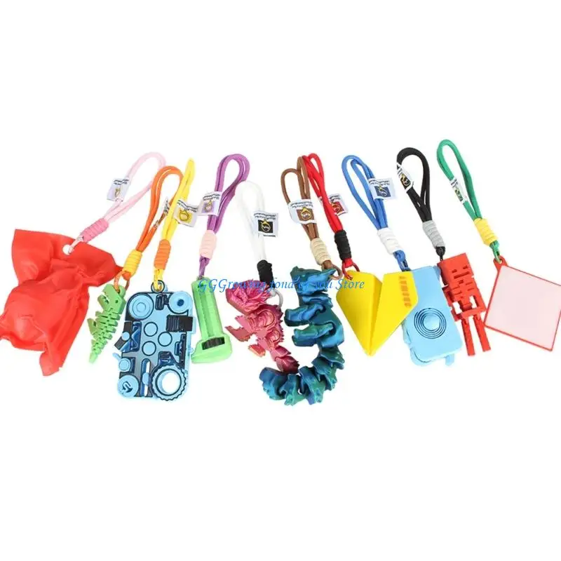 

H9EB 10pcs Красочные веревки для коррекции коротки