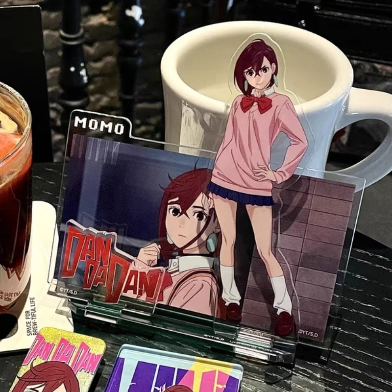 

Genuine Cartoon Anime Dandadan Momo Ayase Ken Takakura Cute Plot Scene: Acrylic Plaque Display Collecting Hobbies Gifts For Fans