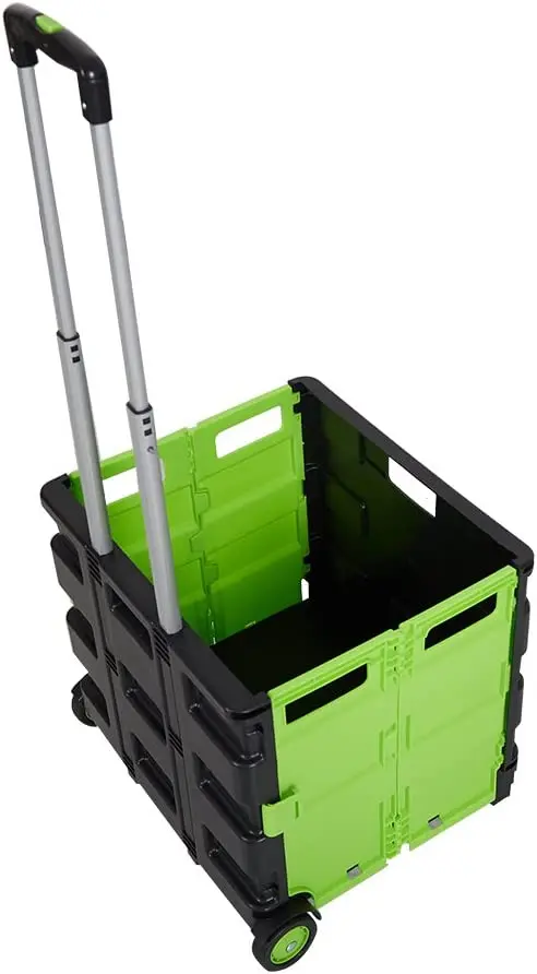 

Supermarket mini grocery trolley folding shopping cart