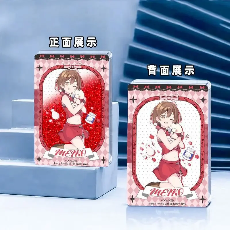 KAITO Meiko Luka Quicksand Acrylic Stand 6x9cm Anime Peripheral Cute Cartoon Desktop Ornaments Kawaii Goods Gifts for Friend