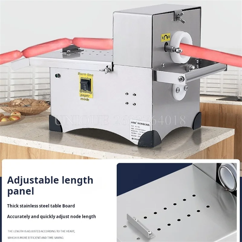 110/220V Automatic Manual/Electric Sausage Twisting Knotter Tying Machine Sausage Binding Machine Sausages Linker Equipment