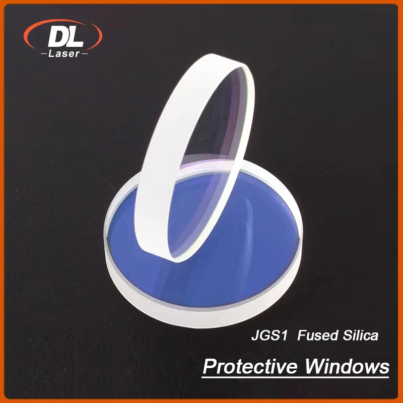 DL 100pcs/lot Laser Protective Lenses/Protection Windows 18*2 1064nm Optical For Fiber Laser Cutting Machine
