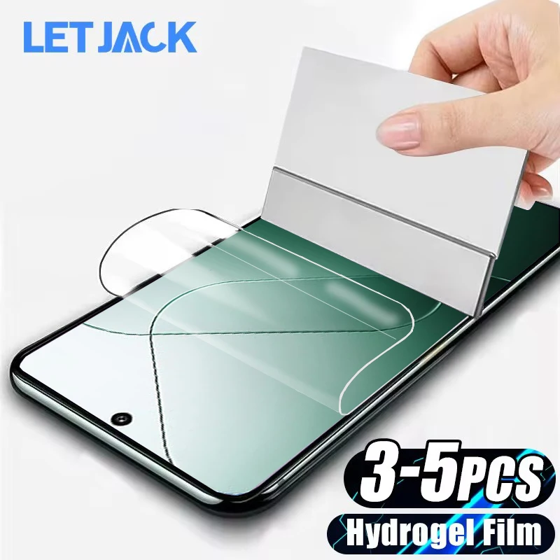 

3-5Pcs HD Hydrogel Film For Xiaomi 14 13 12 11 Lite5G NE Screen Protector For Poco X6 X5 X4 X3 Pro C65 C61 C55 C51 C50 Not Glass