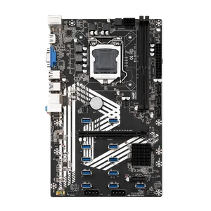 B250 LGA Motherboard 1151 BTC Minrmer Kit -Platte mit CPU Celeron G3900 und DDR4 2 * 4 GB = 8 GB PC RAM SET 12 * PCIE X16 SATA3.0 6 Hauptverkaufsplatte MAE BTC B250C - №4