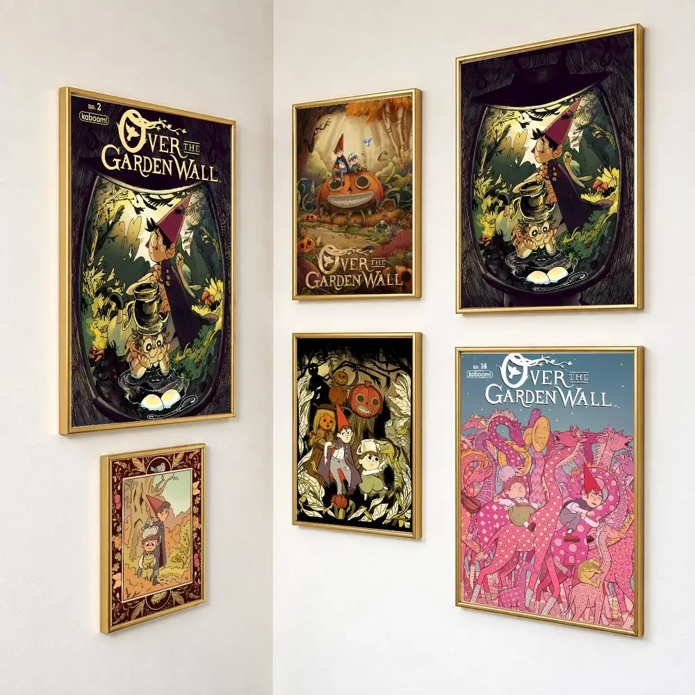 Autumnal Whimsical Animation O-Over The Garden Wall Poster Peel And Stick PP Series HD Frameless Wall Indoor Decor Gift