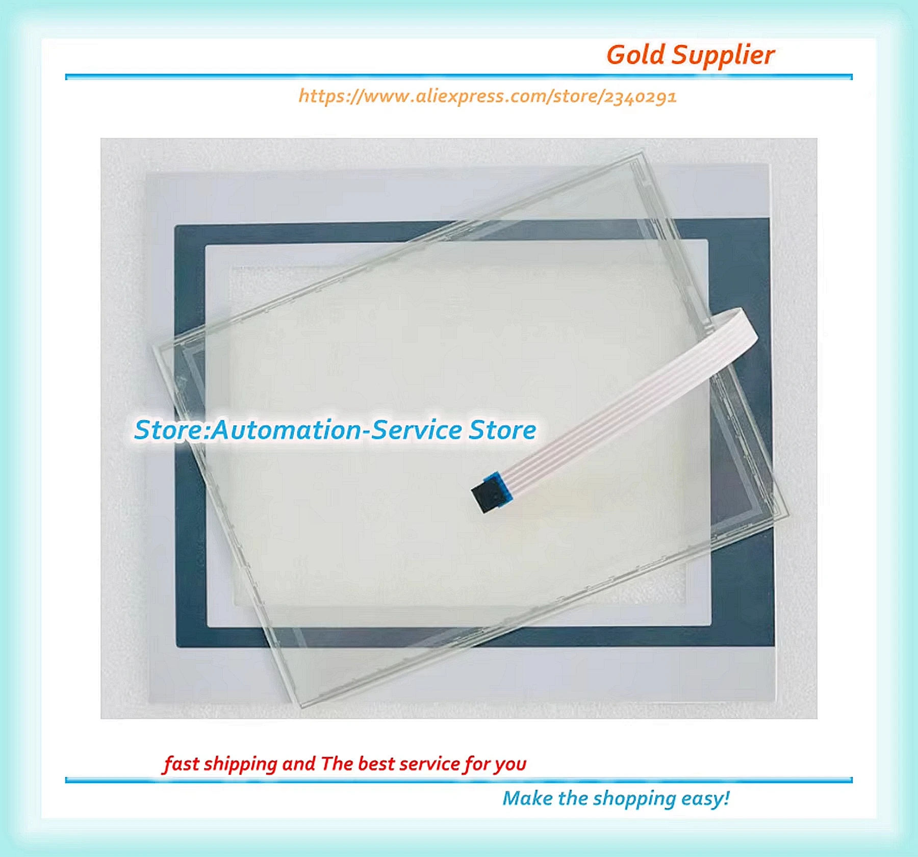 New Touch Screen Glass Panel Used For 4PP120.1043-31 Mask