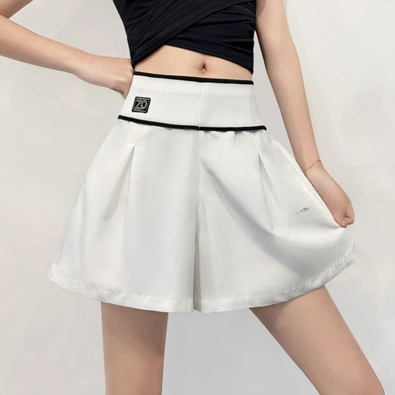 

Женские летние тонкие шорты с высокой талией, облегающие, повседневные, свободные, дышащие, быстросохнущие, для танцев и йоги, с защитой от просвечивания