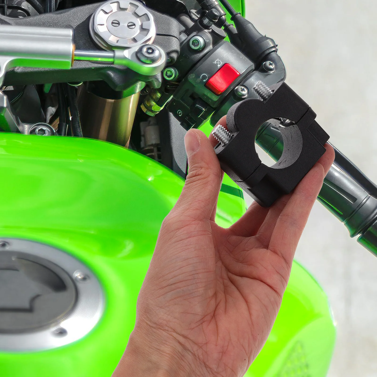 

1Pair Motorcycle Handlebar Riser Clamp Replacement Adapter for Secure Mounting Off-Road Riding Durable Handlebar Clamps