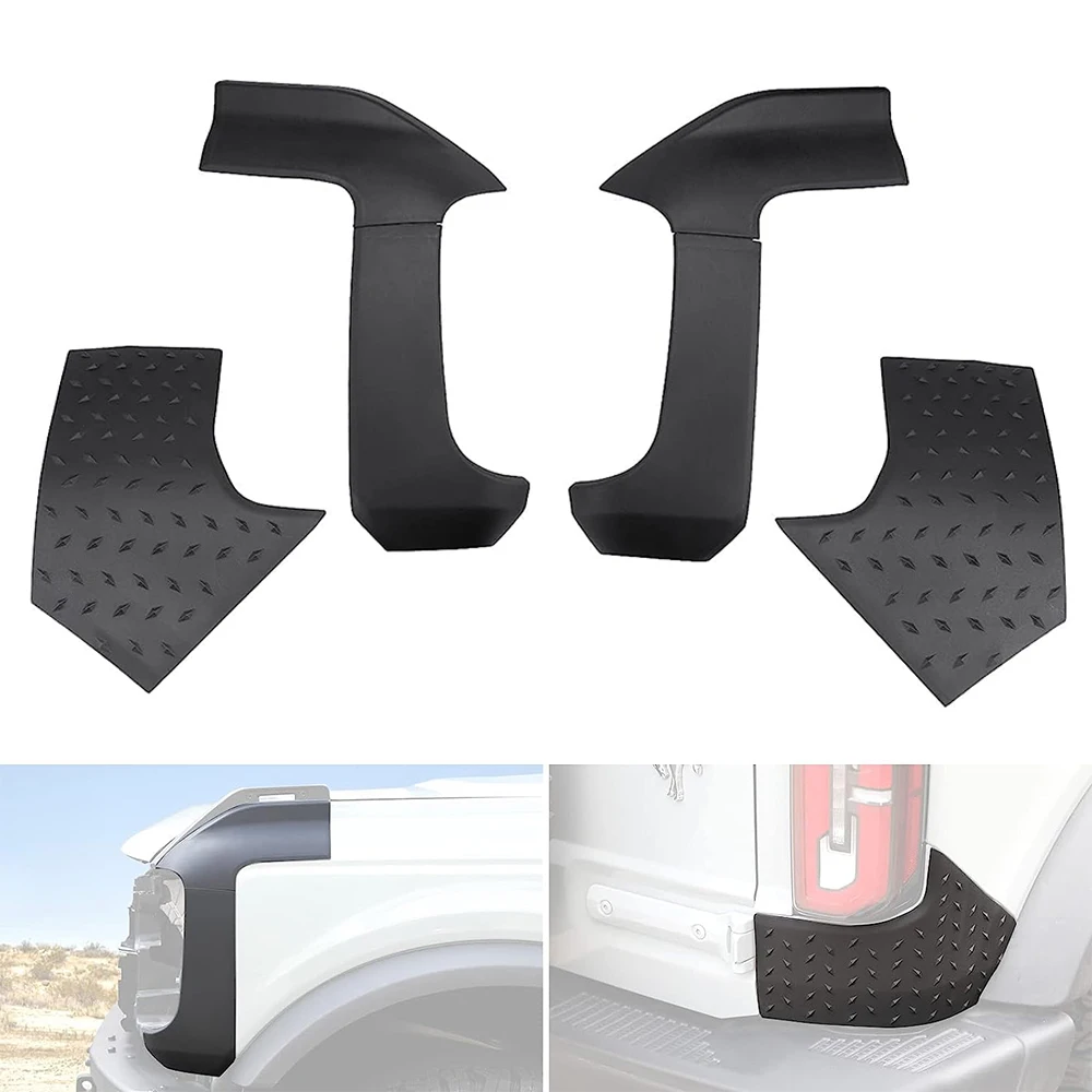 

Front Rear Corner Edge Guards For Ford Bronco 2/4 Door 2021 2022 2023+ Body Armor Bronco Exterior Accessories Parts