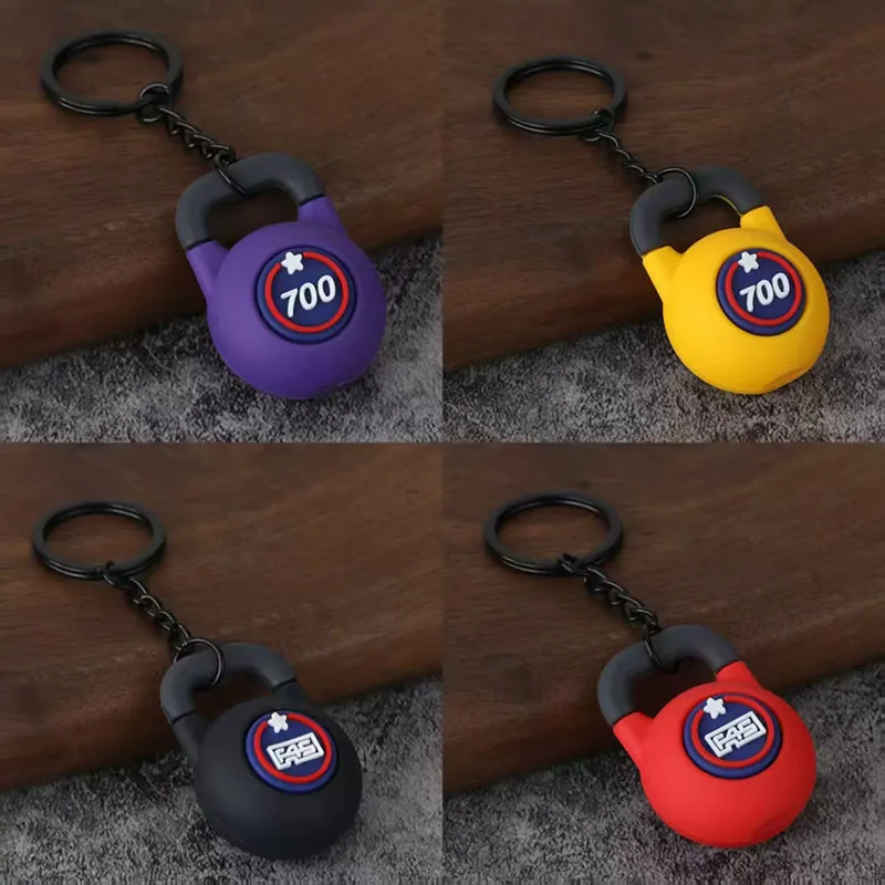 Einzigartige Fitness Mini Wasserkocher Glocke Schlüsselbund Männer Frau Tasche Auto Schlüssel Anhänger Hängen Schmuckstücke Paar Sport Casual Schlüsselring Zubehör