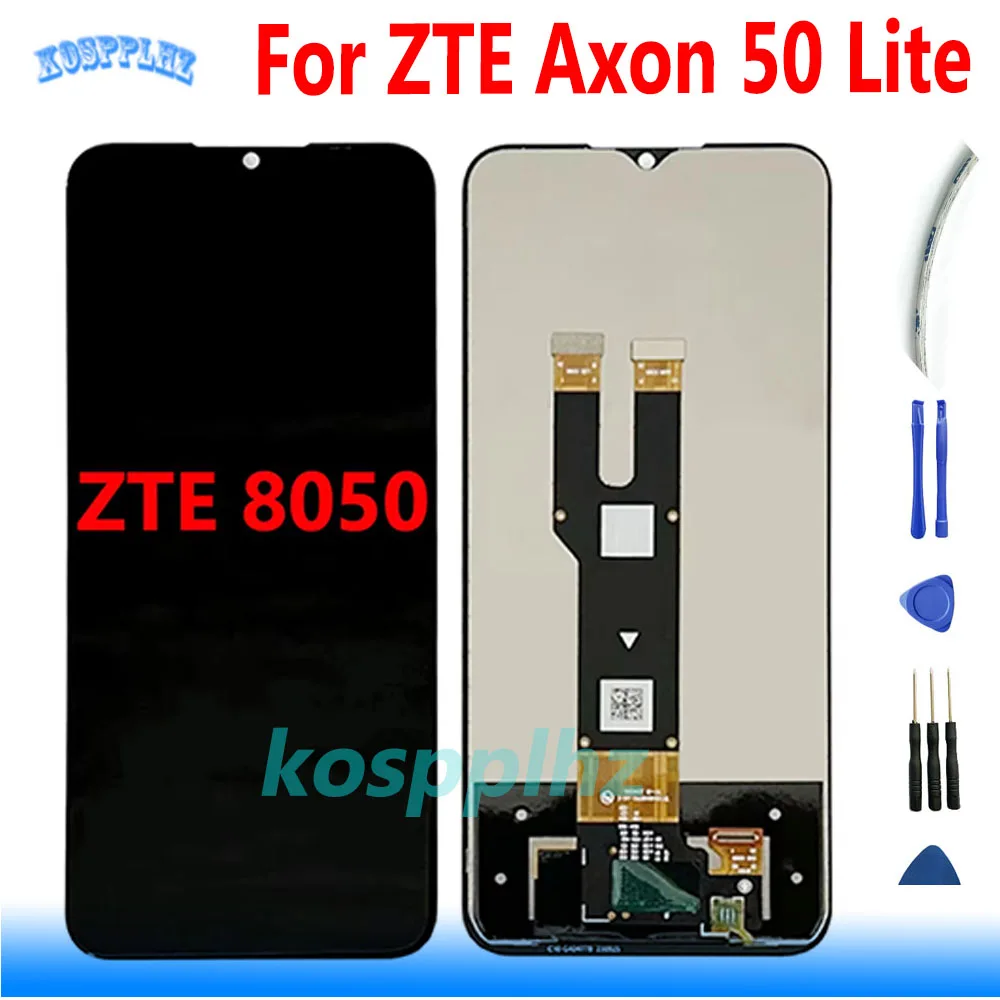 

ЖК-дисплей 6,6 дюйма IPS TFT для ZTE Axon 50 Lite 8050, сенсорный экран, дигитайзер, панель в сборе, запасные части для ZTE 8050