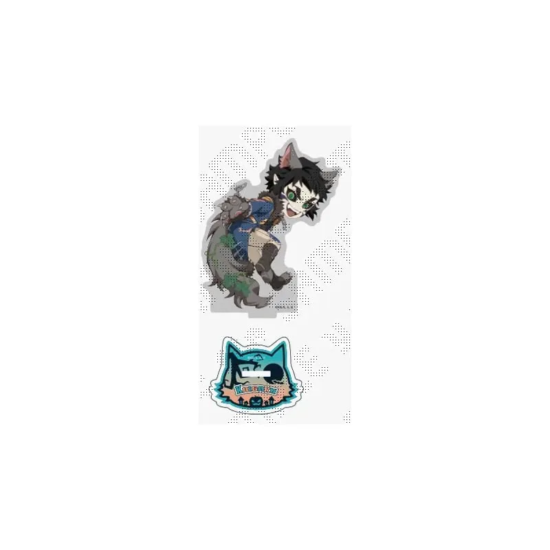 Demon Killer Japanese Anime Peripherals Halloween Q Version Acrylic Stand Collectible Desk Ornament Creative Gift for Friend Toy