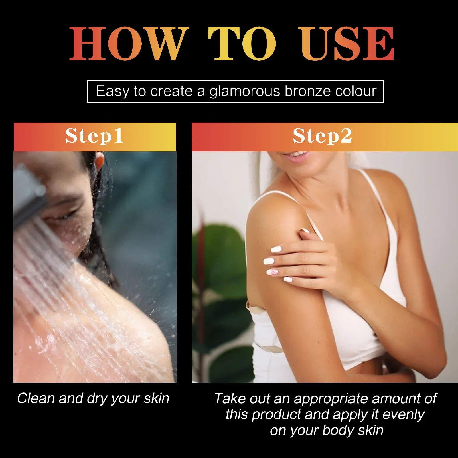 زيت دباغة ذاتي متوهج طبيعي - تركيبة بدون شمس تخلق لون الجسم الممزق بالشمس. يوفر تشطيبًا للبشرة المشعة بدون التعرض بالأشعة فوق البنفسجية.