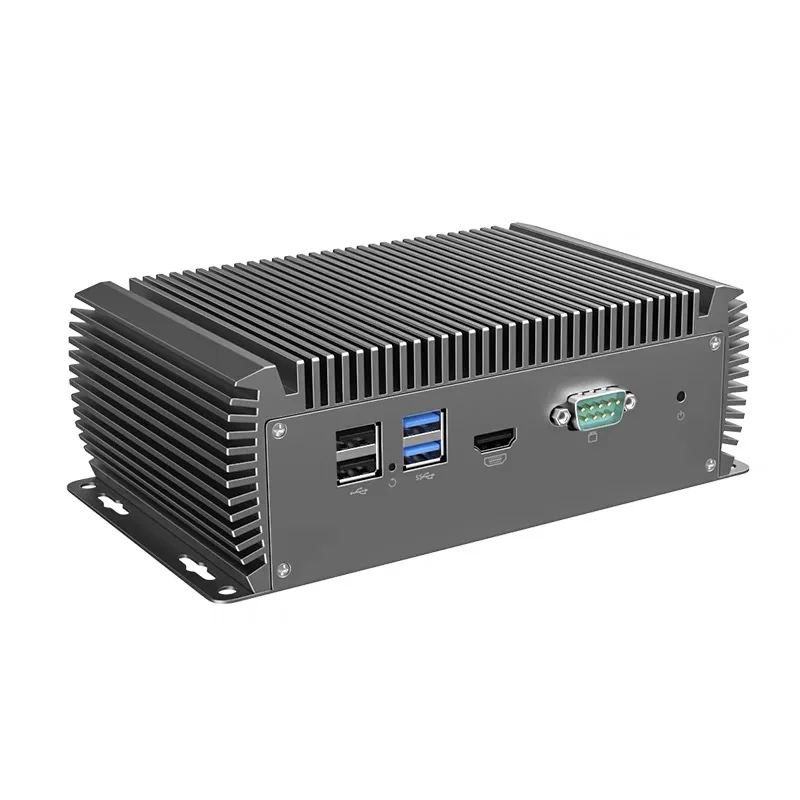 Computer incorporato industriale senza ventola Intel Core i3-8145U 6x I225V Ethernet Mini Soft Routing Ubuntu Win10 Mini PC host LTE 4G