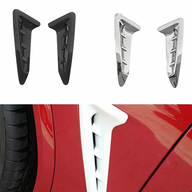 

NEW-1Pair Front Side Fender Air Outlet Cover Trim For BMW X3 G01 X4 G02 2018-2024 Car Styling Vent Fender Accessories Carbon Fib