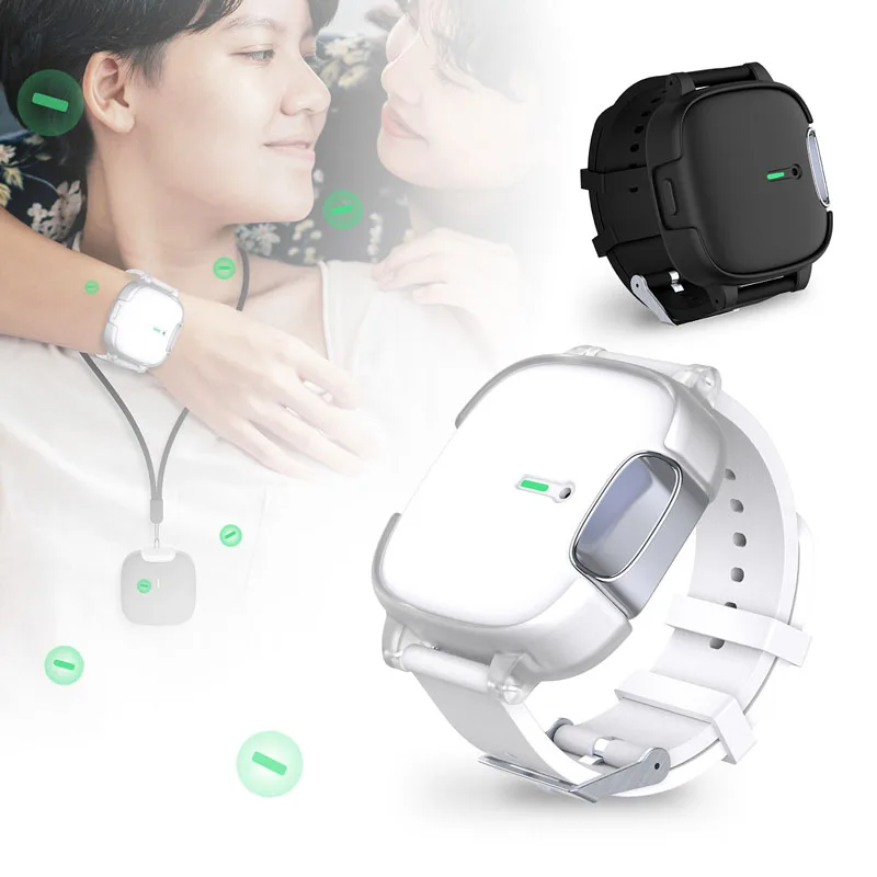 

Small Wristband Wear Air Cleaner Rechargeable Mini Portable Wrist Necklace Air Purifier