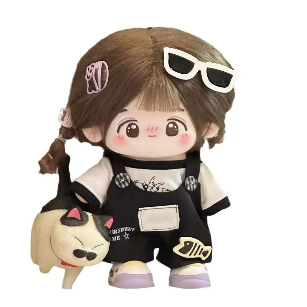 

Clothes Dress Up 20cm Cotton 's Clothes Multicolor Fashion Overall Set Suit Lovely Star Clothes Accessories