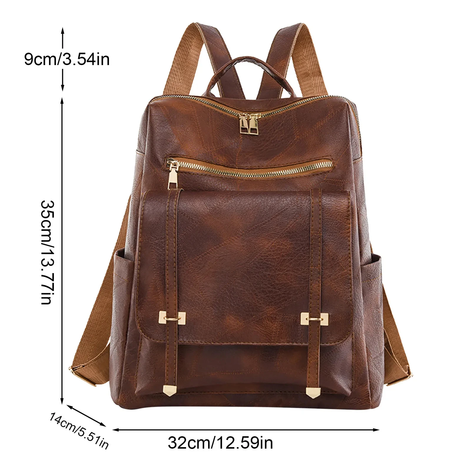 Simple Style Bags For Women Ladies Fashion Solid Color Leather Large Capacity Double Zipper Light Luxury Design New 2024 Bag