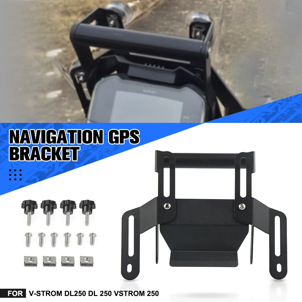 

For SUZUKI V-strom DL250 DL 250 Vstrom 250 Accessories Phone Stand Windshield Lifting Adjustment Support GPS Navigation Bracket