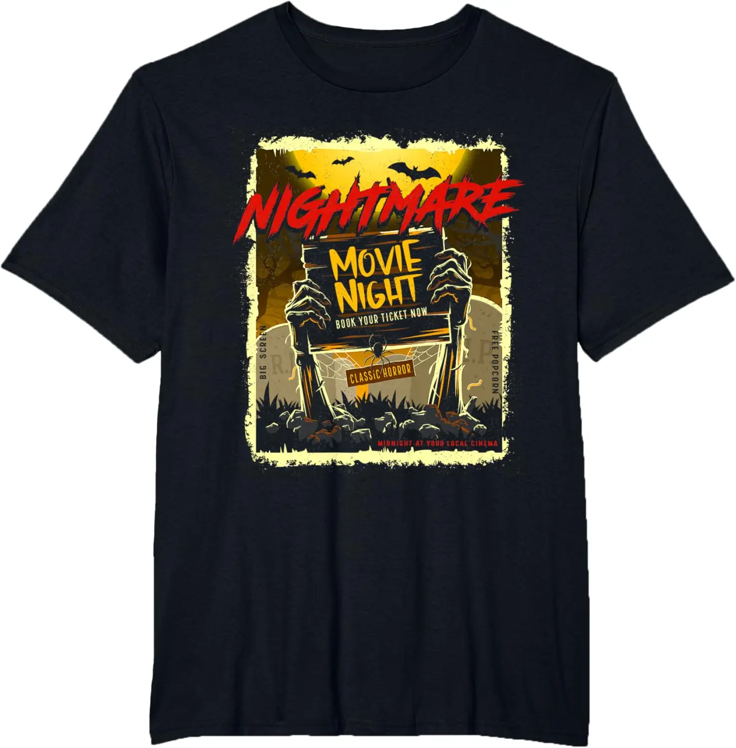 

Movie Poster Graphic Printing Summer Luxury Brand Cotton Men's and Women's T-Shirts Short Sleeves Street Fashion Trend Clothing