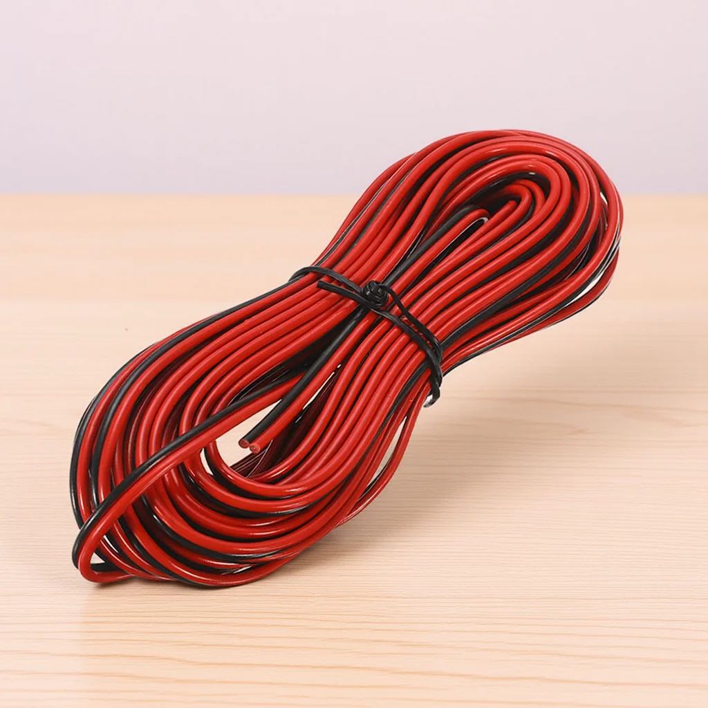 

1Pcs 20M Copper Cable Tinned Oxygen-Free Copper Wire High Conductivity Flexible Speaker Cord for Home Studio Theater