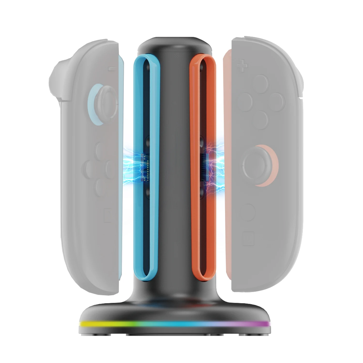 Charging Dock for Switch 2, Accessories for Switch 4 Joy Con,Charger with 9 Touch LED Light Effects PG-SW2052 - view 4