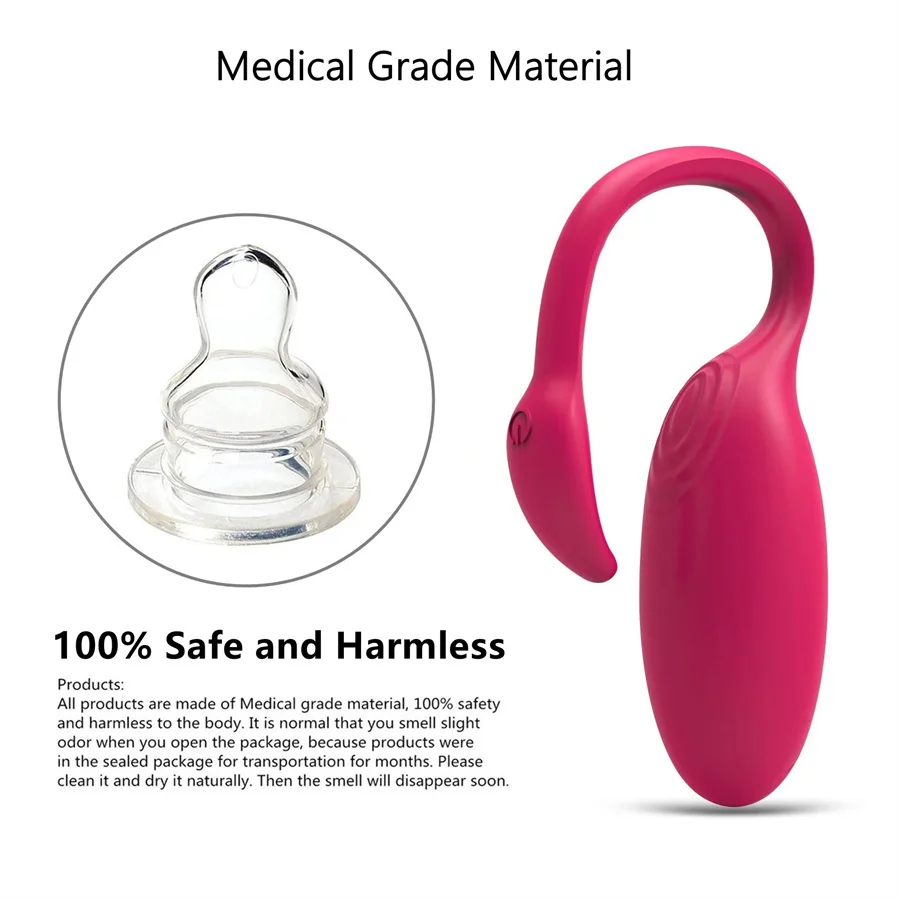 Flamingo APP Bluetooth Vibrating Egg Clitoris Stimulator G-spot Massager Vibrating Ball Magic Motion Vibrator Sex Toy For Woman