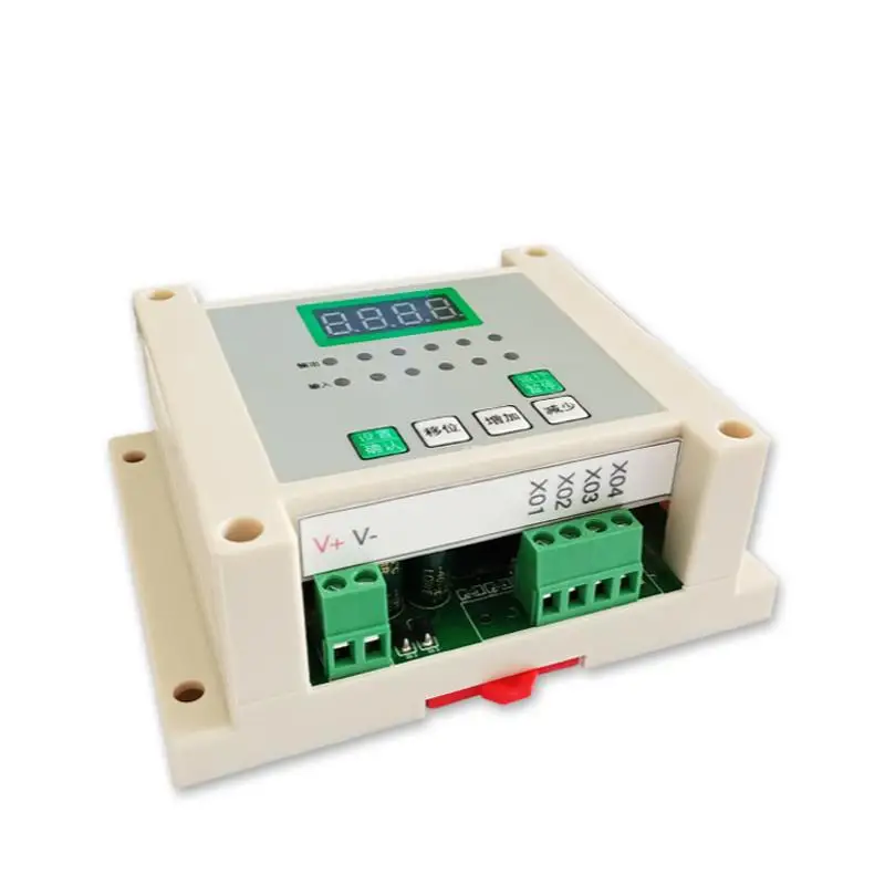 

4 Way Programmable Time Relay Cylinder Solenoid Valve Controller Time Relay 4 Way Time Controller