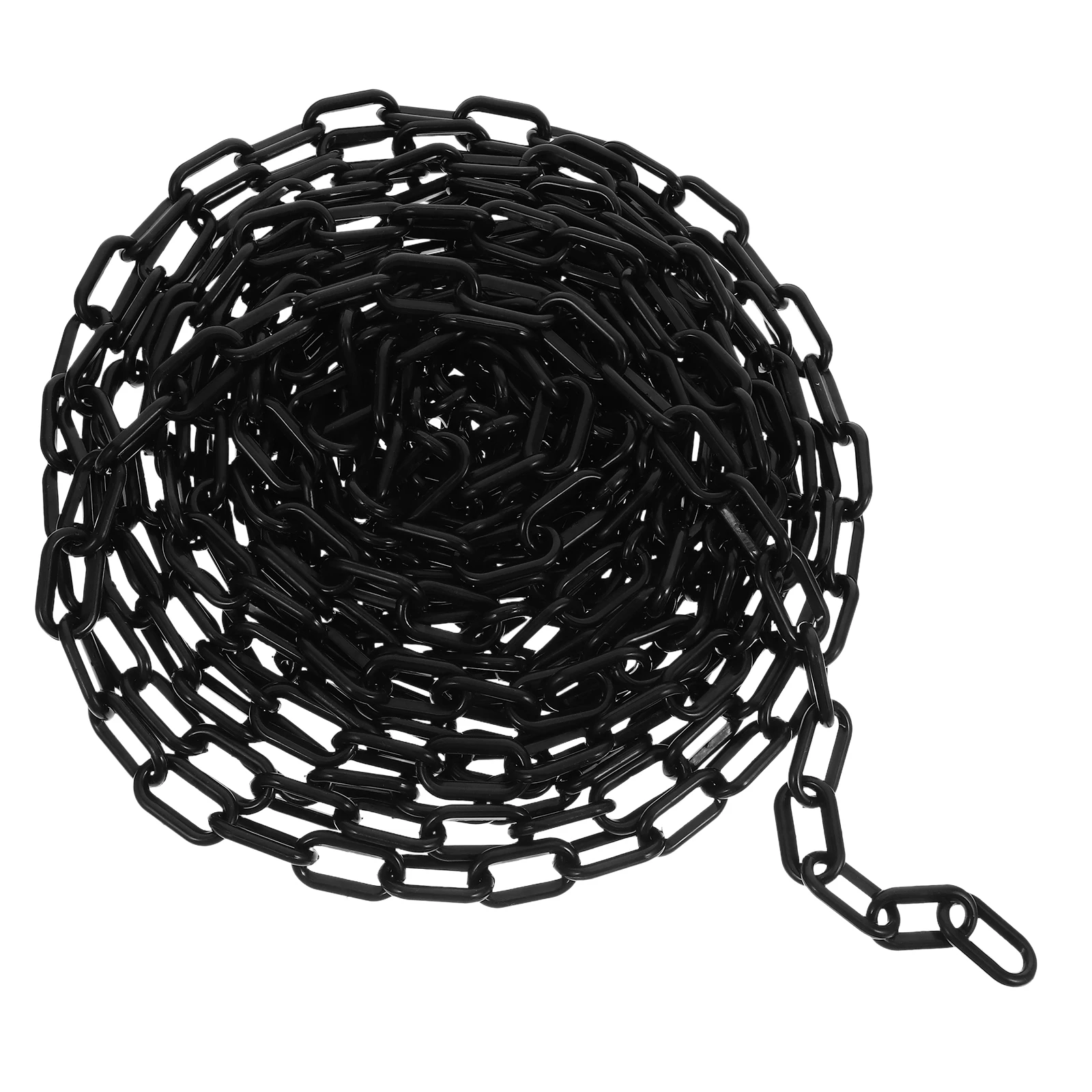 10 متر الحذر سلسلة الأمن مشرق مرئية انفصال تصميم حاجز بلاستيكي سلسلة لوقوف السيارات درب المتراس الحشد #2