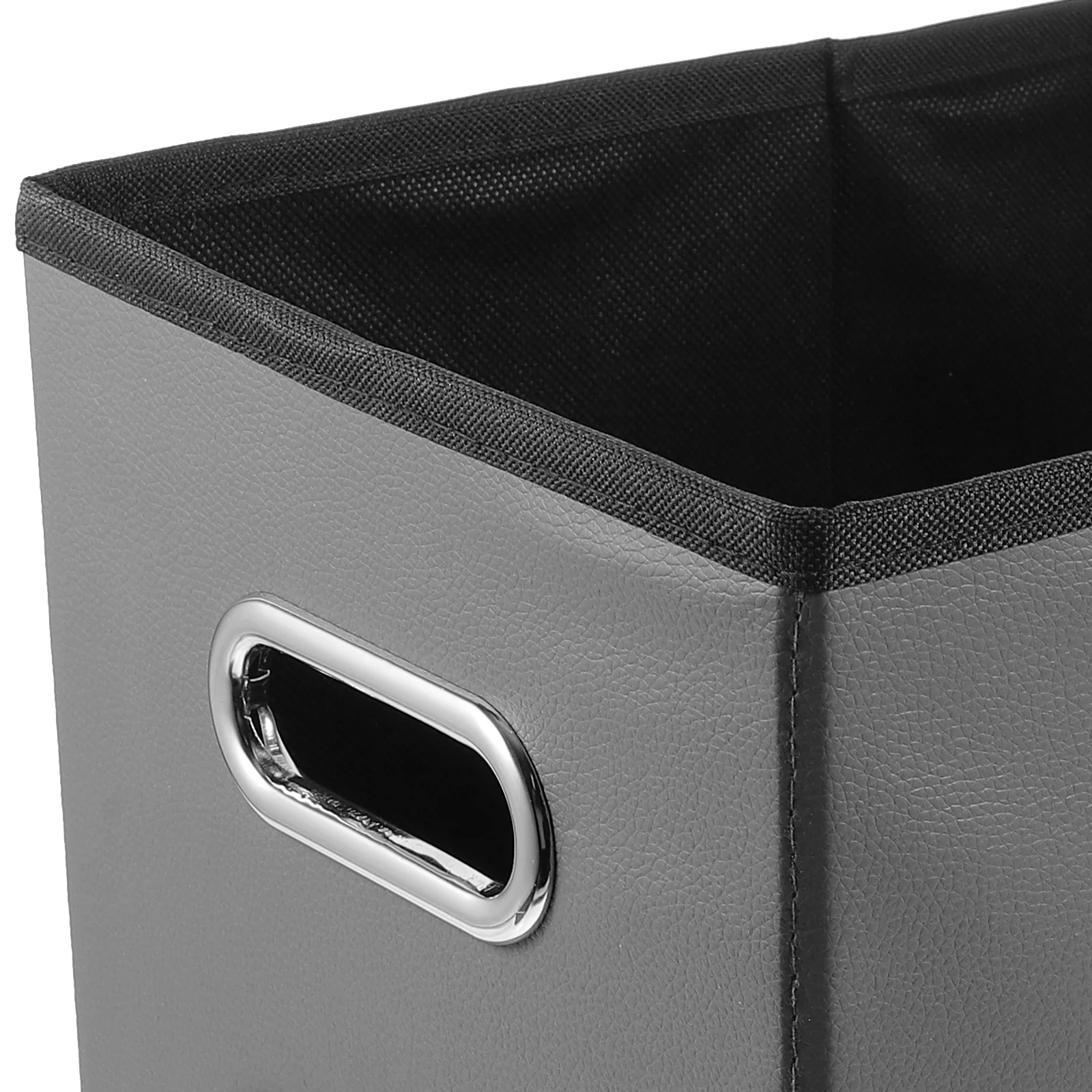 

Magazine File Holder Box Small Storage Baskets Desktop Dark Grey Sundries Organizer Miss