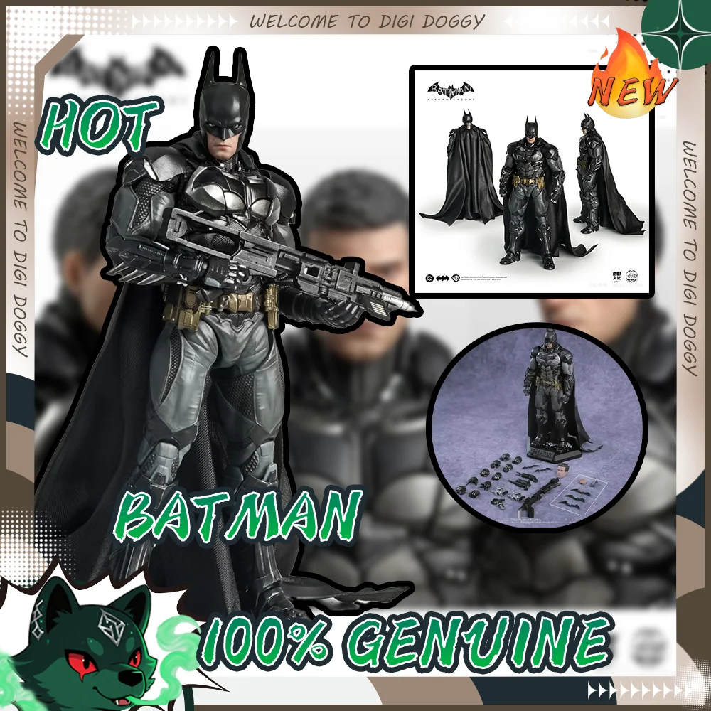 

LPZZ Toys 1/12 Batman Scale Male Soldier Arkham Knight Warrior Edition Batman Full Set 6-inches Action Anime Figure Model Toys