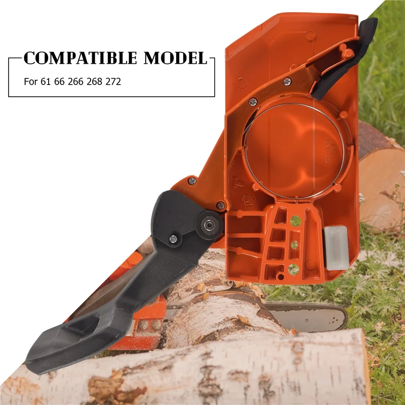 โซ่คลัทช์ฝาครอบด้านข้างเบรค ASSY สําหรับ 4 Husqvarnas 61 66 266 268 272 Chainsaw-AT64
