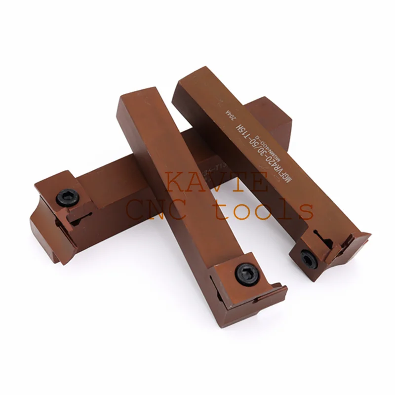 قاطع أخدود الوجه على شكل 7 من HOT MGFVR320/MGFVR325 نطاق معالجة مزدوج الرأس 24-400 أداة تشقيب كربيد MGMN300