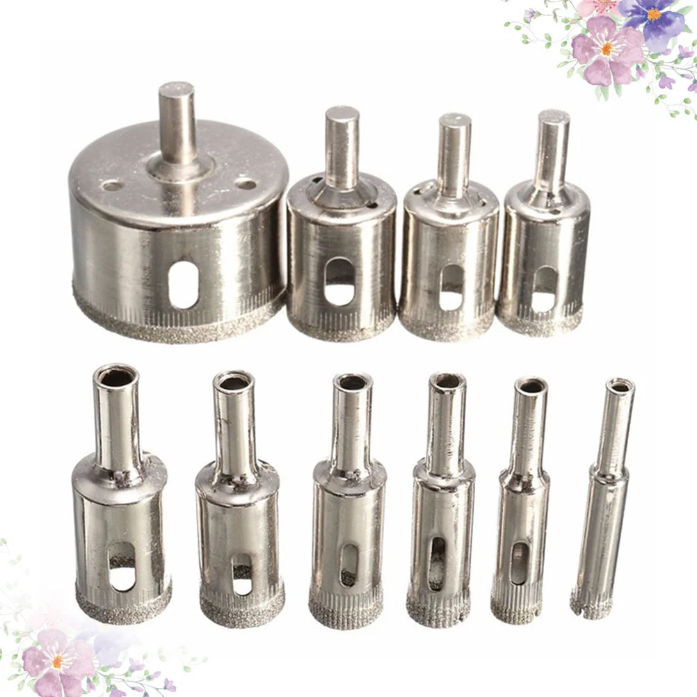 

10Pcs Core Hole Tool Metal Wear-Resistant Sharp Drill Glass Ceramics Floor Tiles Speedy Cutting 3-50mm Hole Tool