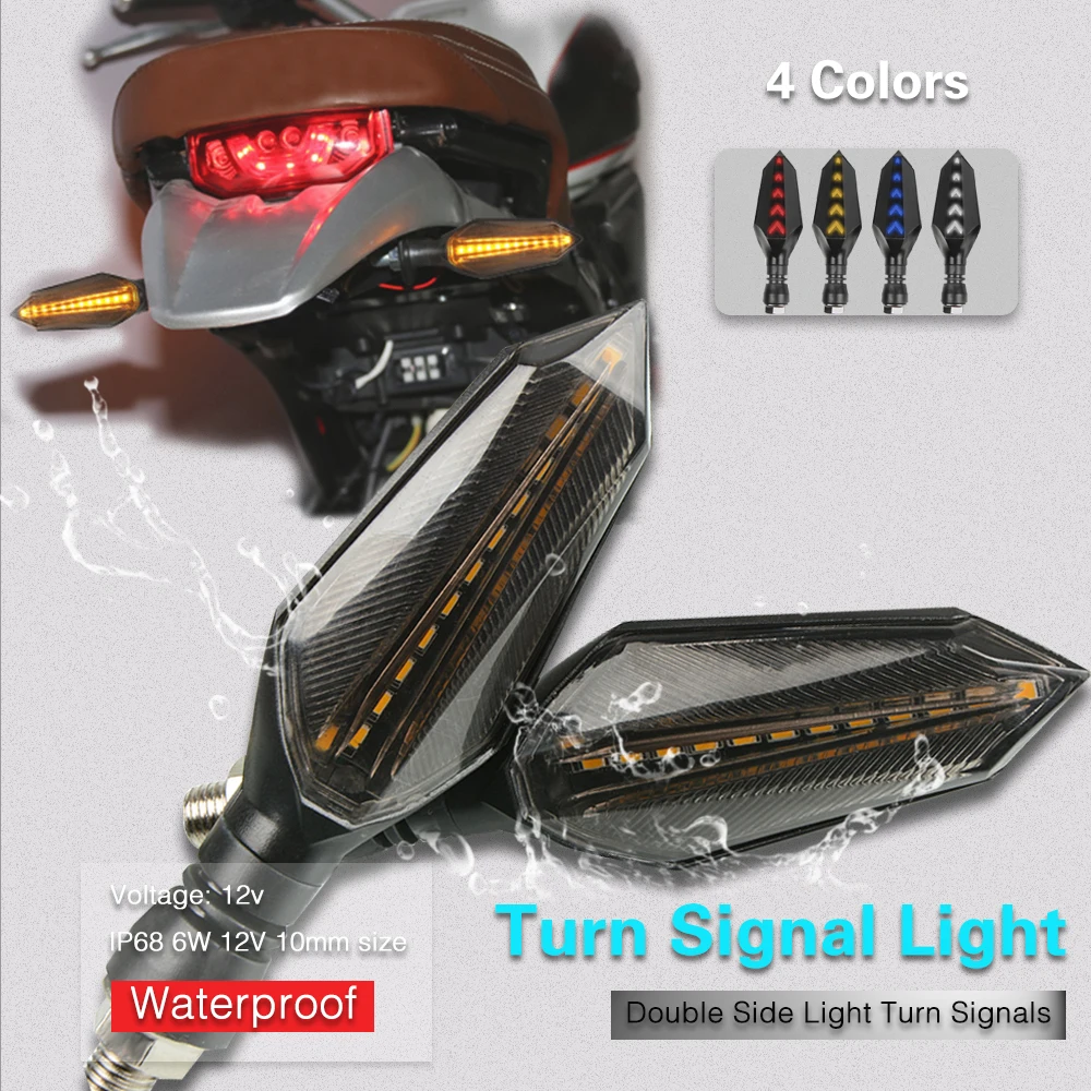 

LED Turn Signals Light Amber Flasher Stop Tail Lamp Indicator Lighting For KAWASAKI ER6N ER 6N ER-6N ER-6F ER6F ER 6F 2006-2019