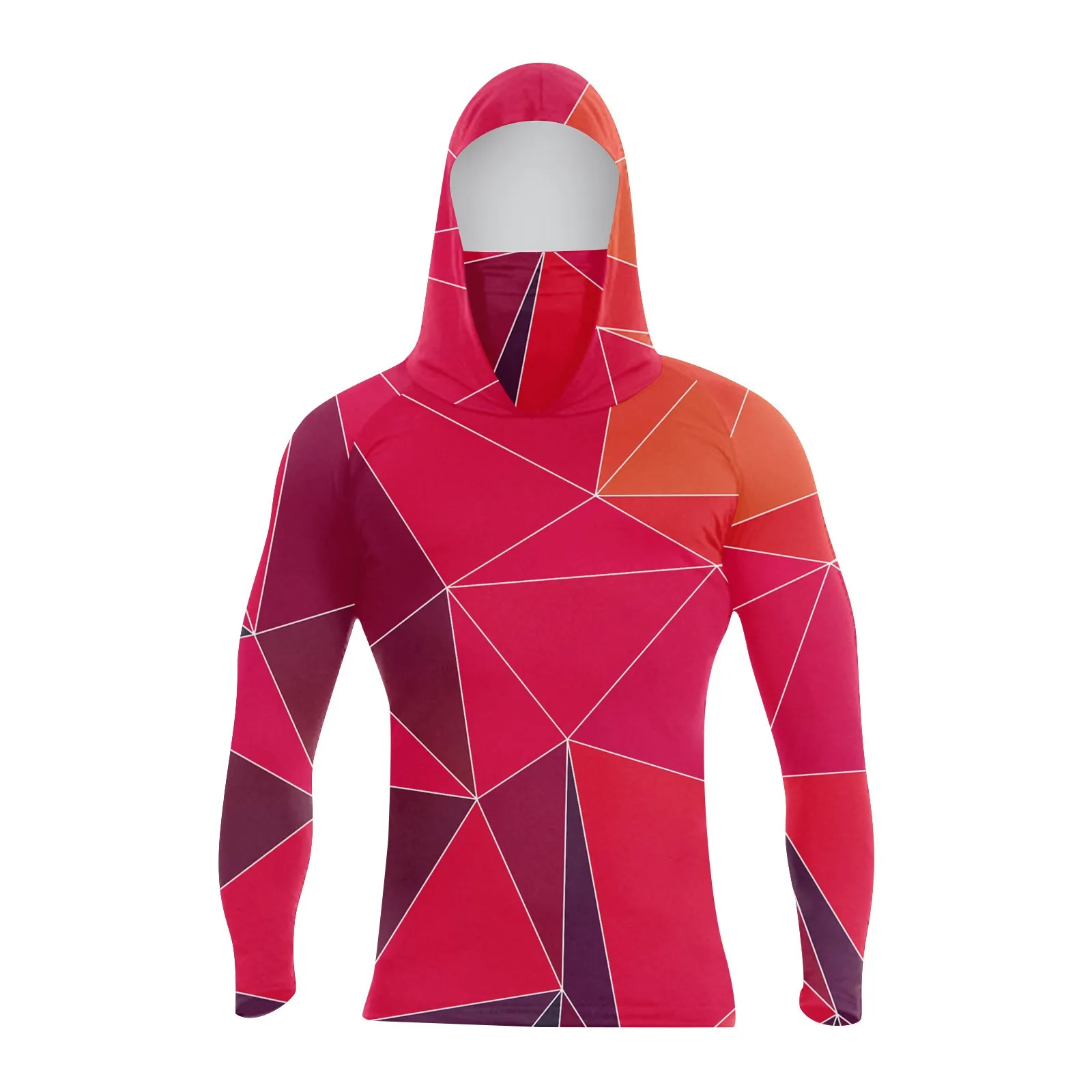 

Мужская летняя футболка градиентного цвета, быстросохнущая, с длинными рукавами, защита от солнца, спортивные толстовки для рыбалки, маска для лица, топ с длинными рукавами