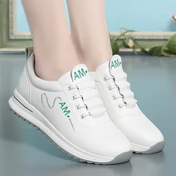 Little White Shoes women's 2024 New Sports Casual Soft Single Shoes primavera autunno Designer Sneakers di mezza età e anziani