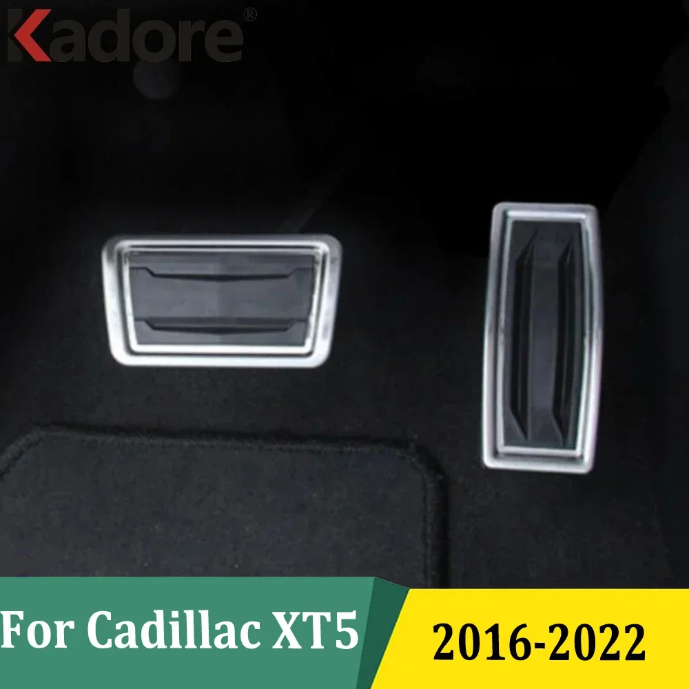 

Для Cadillac XT5 2016 2017 2018 2019 2020 2021 2022 подставка для ног топливного тормоза, педаль, накладка сцепления, аксессуары для стайлинга автомобилей