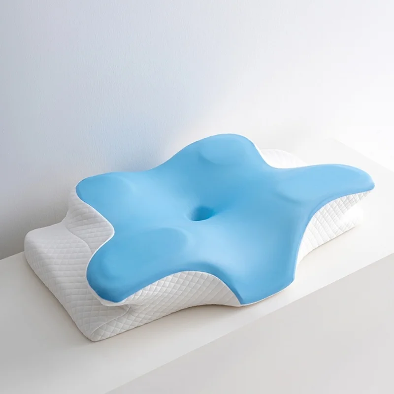 Slow Rebound Memory Foam Partition Pillow Butterfly Ergonomic Cervical Neck Relax Pillows Side Back Sleeping Home Hotel Pillow