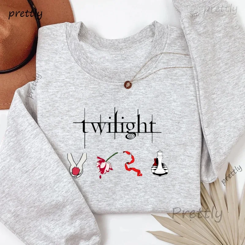 Sudadera y Sudadera con capucha de Crewight para mujer, sudadera informal con estampado de Saga Crewight, sudadera con cuello redondo para amantes de los libros, sudaderas con capucha de manga larga Y2k