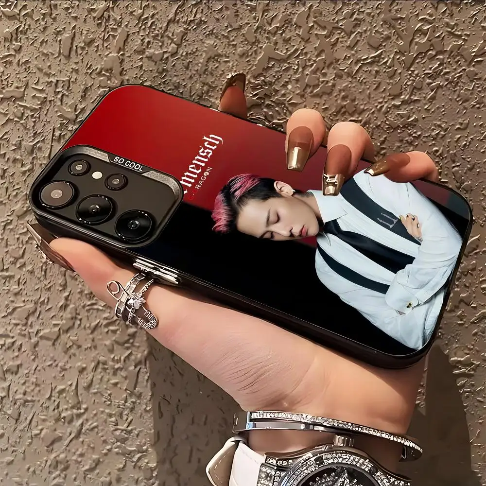 KPOP G-Dragon-S Phone Case for Samsung Galaxy S26 S25 S24 S23 S22 S21 S20 Note20 Plus Ultra Colorful Silver Cover