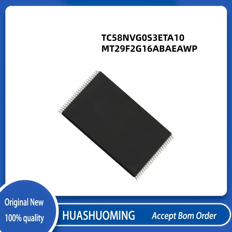 5PCS/Lot New   MT29F2G16ABAEAWP :ITE   :E    MT29F2G16ABA  TC58NVG0S3ETA10  TC58NVG0S3ETAI0    TC58NVG0S3  TSOP-48