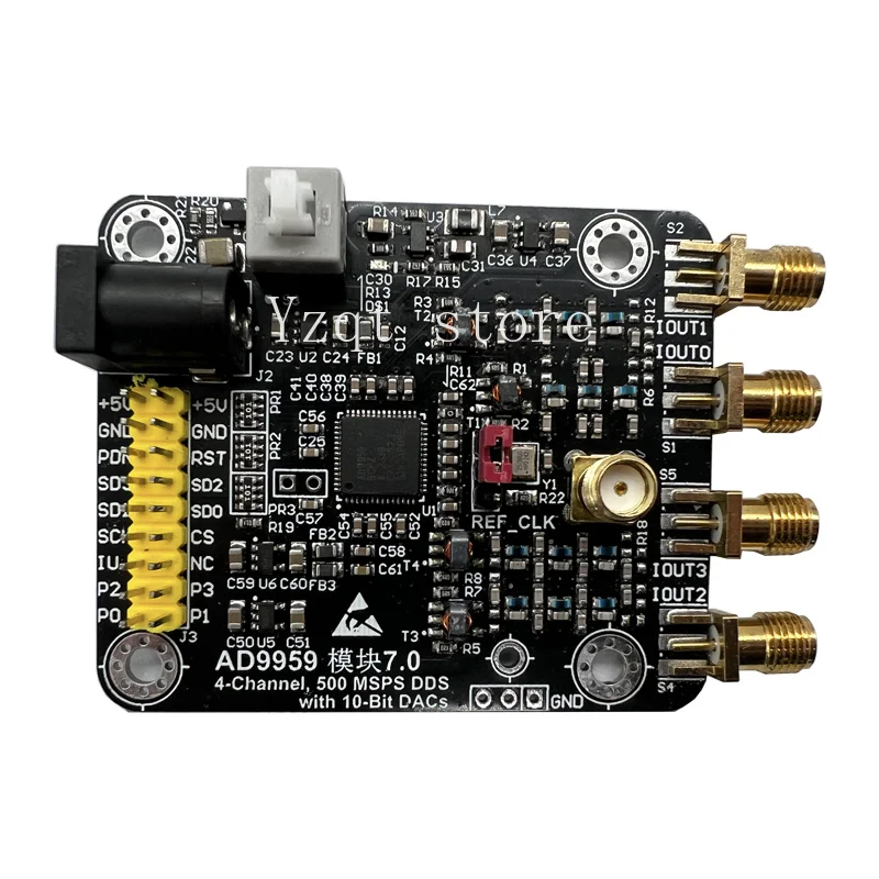 AD9959 module, high-speed DDS module, four-channel 200M with 4 RF transformers, signal generator