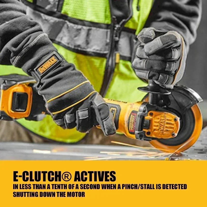 Dewalt-コードレスアングルグラインダー、ブラシレスパワーツール、充電式ポータブルポリッシャー、切断機、dcg409b、20v、125mm