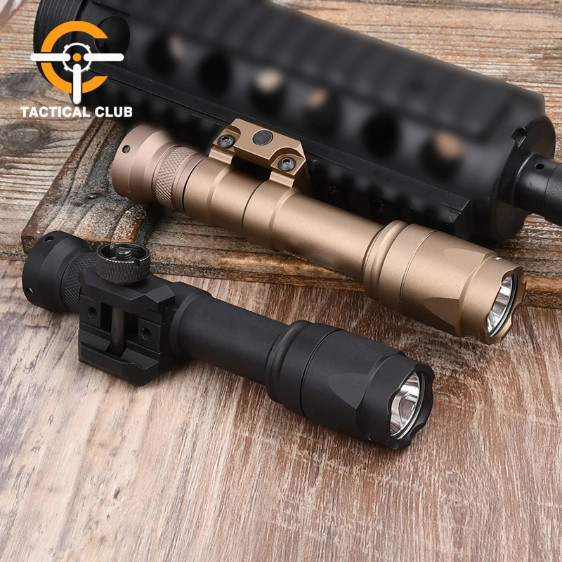 Airsoft SF Tactical Flashlight M300 M600 M600C Scout Light Momentary Pressure Switch 600 Lumen Hunting Weapon Gun Light Torch