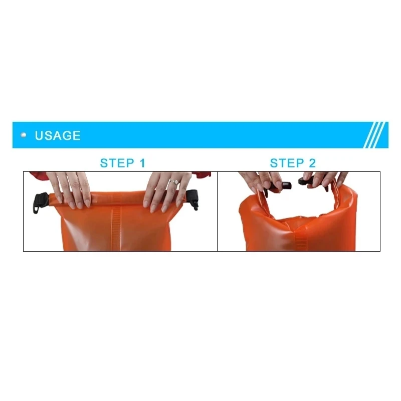 Impermeável seco Bag Pack, natação, rafting, caiaque, rio Trekking, flutuação, vela, canoagem, canoagem Water Bag, seco Bag, 5L, 10L, 15L, 20L