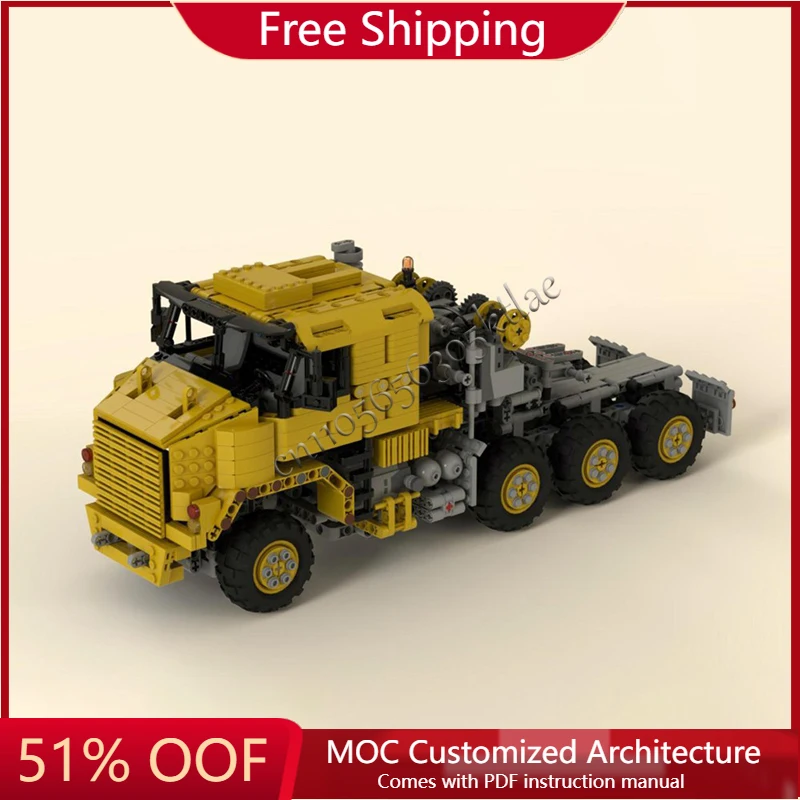 

1517 шт. MOC тяжелое оборудование модель транспортного средства строительные блоки городской технологический автомобиль игрушки «сделай сам» для детей и взрослых подарки-сюрпризы